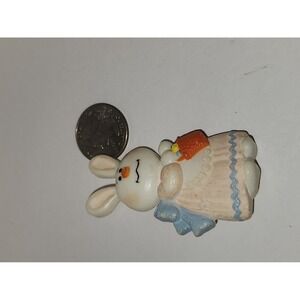 Vintage Hallmark Bernadette‎ Bunny Rabbit Easter Brooch Pin